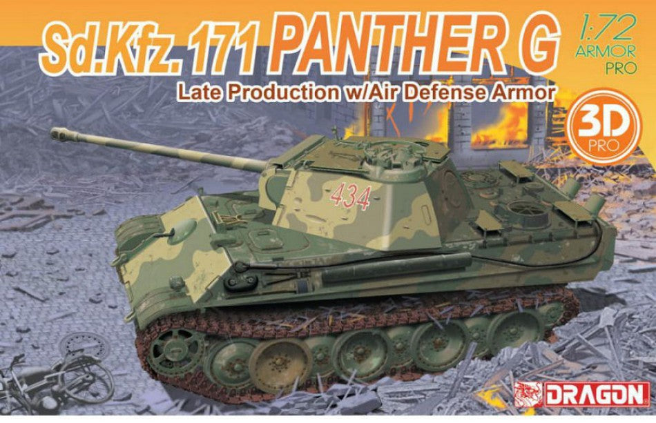 PANTHER G LATE PRODUCTION W/AIR DEFENSE ARMOR KIT 1:72 - Dragon - D7696