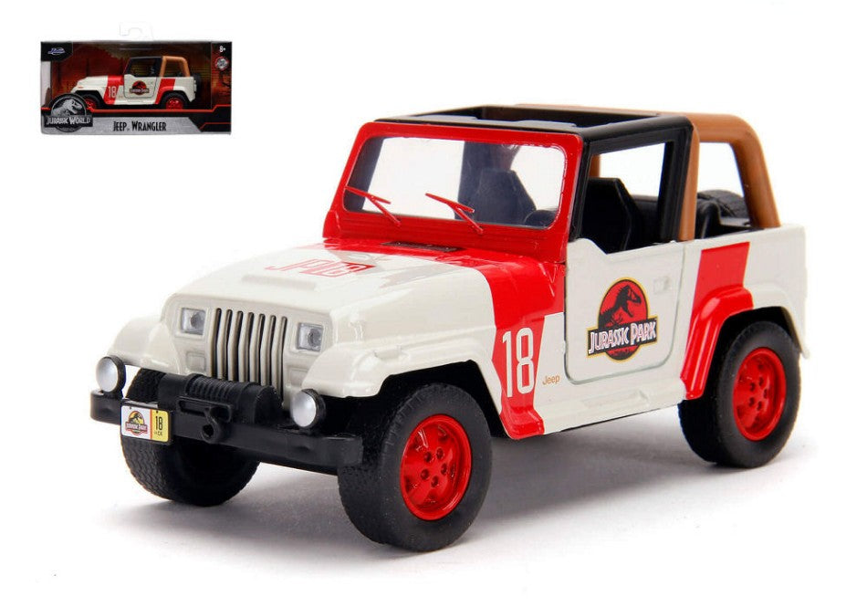 JEEP WRANGLER JURASSIC PARK 1:32 - Jada Toys - JADA52019