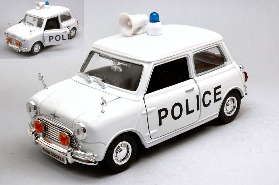 MINI COOPER CLASSIC UK POLICE 1:18 - MotorMax - MTM79742
