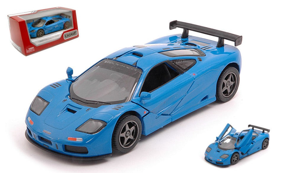 MC LAREN F1 GTR 1995 BLUE cm 12 BOX - Kinsmart - KT5411WB