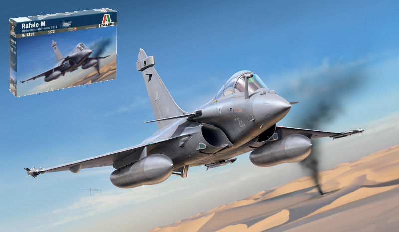 RAFALE M OPERATIONS EXTERIEURES 2011 KIT 1:72 - Italeri - IT1319