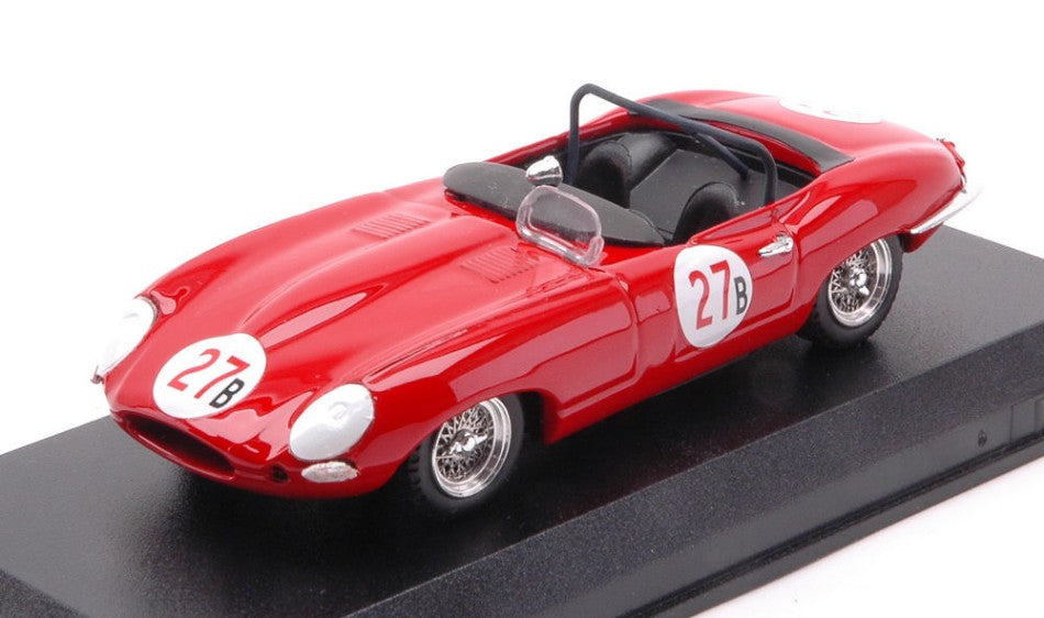 JAGUAR E SPYDER N.27 2nd RIVERSIDE 1961 B.KRAUSE 1:43 - Best Model - BT9353