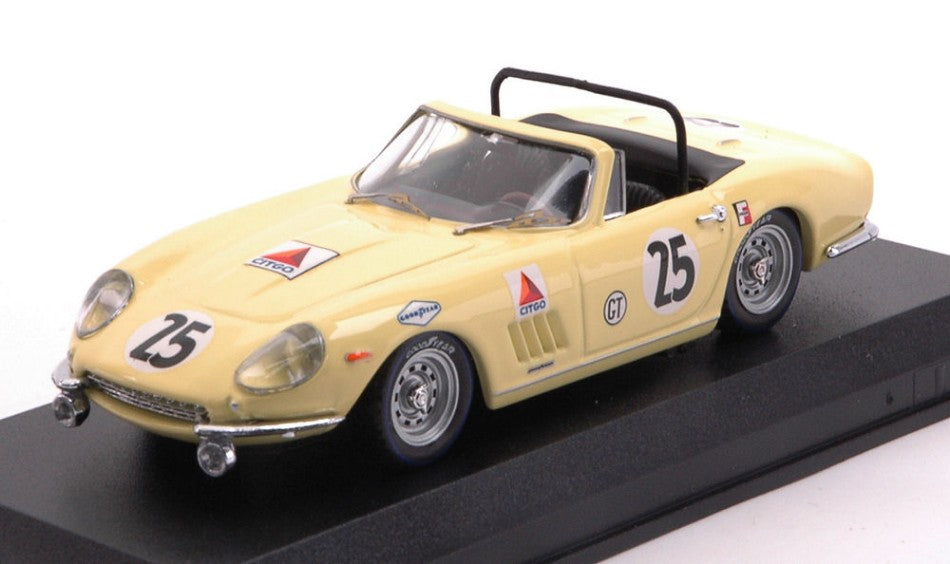 FERRARI 275 GTB/4 SPYDER N.25 12 H SEBRING 1967 McCLUGGAGE-WINDR.1:43 - Best Model - BT9127-2
