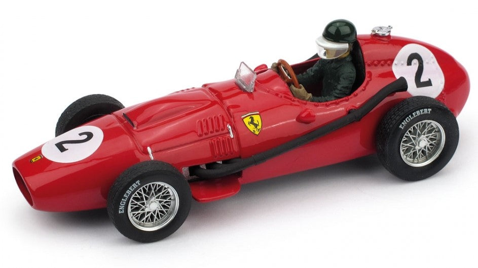 FERRARI M.HAWTHORN 1958 N.2 2nd GR.BRITAIN GP WORLD CHAMPION W/PILOT1:43 - Brumm - BM0068CH