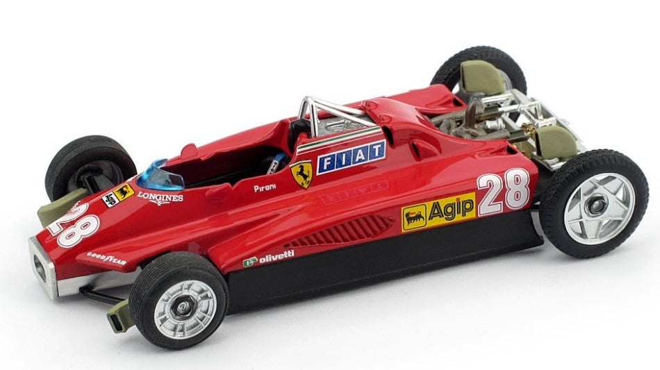 FERRARI 126 C2 D.PIRONI 1982 N.28 S.MARINO VERS.TRASPARENTE 1:43 - Brumm - BM0268T