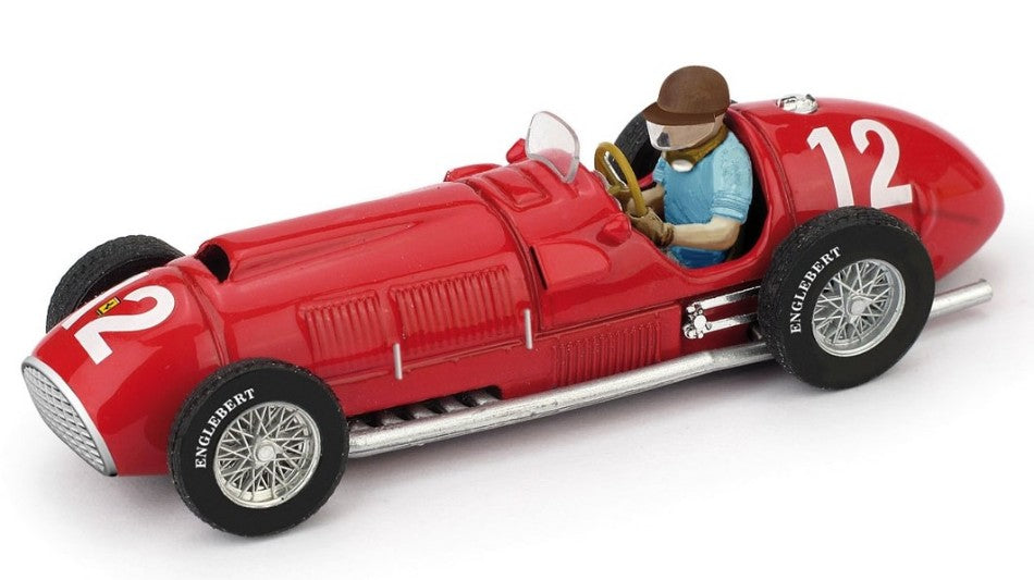 FERRARI 375 F.GONZALES 1951 N.12 WINNER GR.BRITAIN GP W/PILOTE 1:43 - Brumm - BM0191BCH