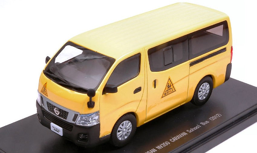 NISSAN NV350 CARAVAN SCHOOL BUS 2012 YELLOW 1:43 - Ebbro - EB45597