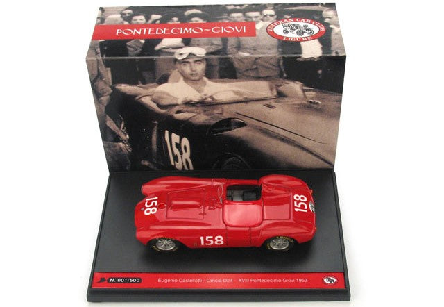 LANCIA D 24 N.158 XVIII PONTEDECIMO-GIOVI 1953 EUGENIO CASTELLOTTI 1:43 - Brumm - BMS0920