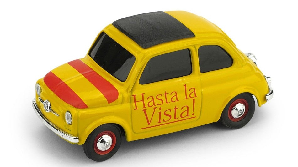 FIAT 500 BRUMS SPAGNA "HASTA LA VISTA" "VIVA LA VIDA" 1:43 - Brumm - BMBR057