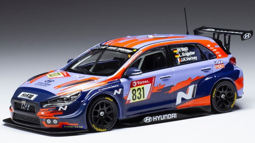 HYUNDAI ELANTRA N TCR N.831 24H NURB.2021 ENGSTLER/STILL/VERNAY 1:43 - Ixo Model - GTM160