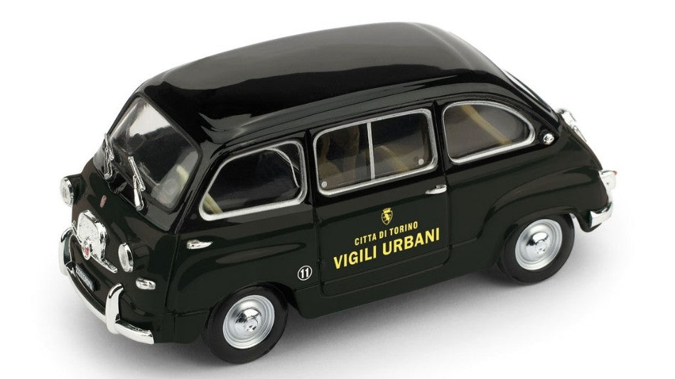 FIAT 600 MULTIPLA 1956 VIGILI URBANI TORINO 1:43 - Brumm - BM0649