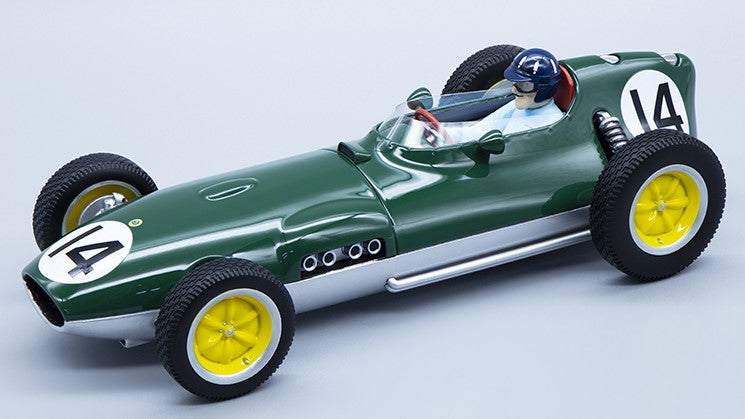 LOTUS 16 CHAMPIONSHIP N.14 DUTCH GP 1959 GRAHAM HILL W/DRIVER 1:18 - Tecnomodel - TMD18123B1