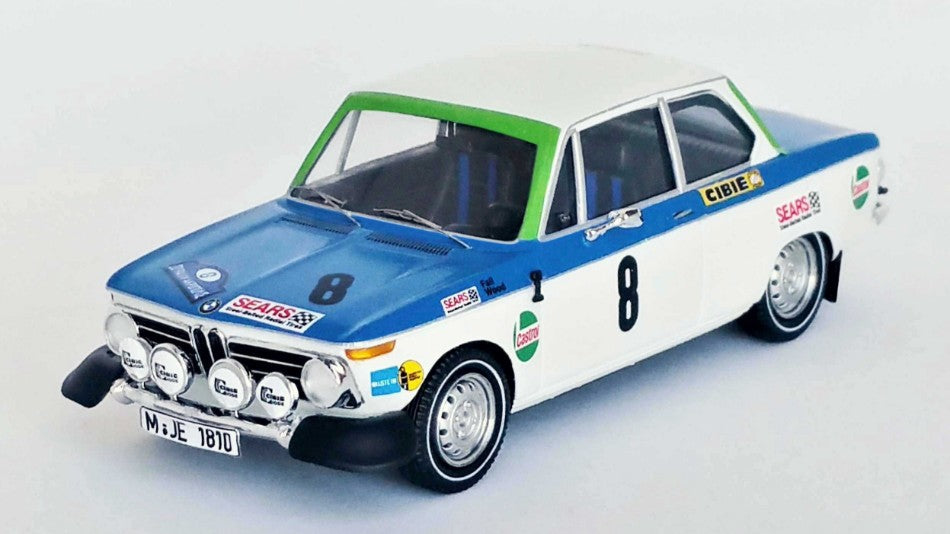 BMW 2002 TI N.8 5th ACROPOLIS RALLY 1972 FALL/WOOD 1:43 - Trofeu - TFRRGR05