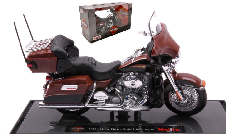 HARLEY DAVIDSON FLHTKELECTRA GLIDE ULTRA LIMITED 2013 BROWN 1:18 - Maisto - MI21912
