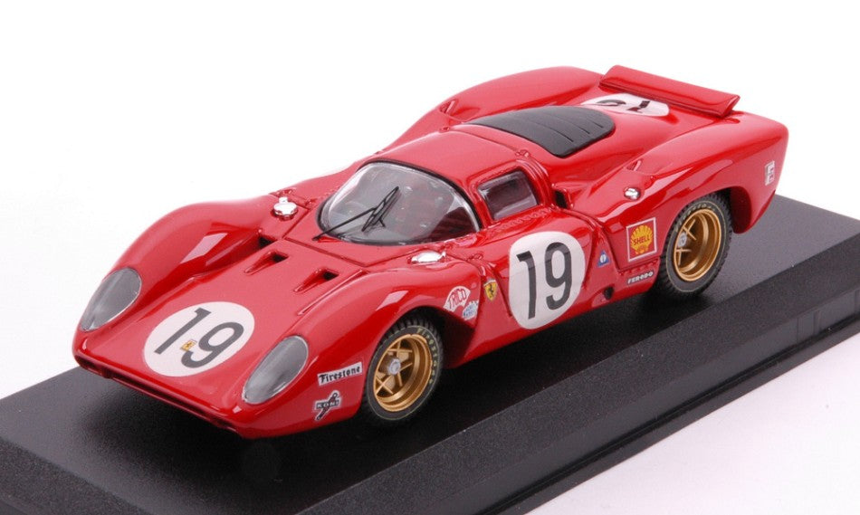 FERRARI 312P COUPE' N.19 24 H LE MANS 1969 AMON-SCHETTY 1:43 - Best Model - BT9152-2