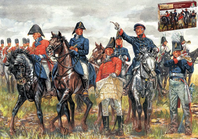 WATERLOO 200 YEARS NAPOLEONIC WARS BRITISH & PRUSSIAN KIT 1:72 - Italeri - IT6065