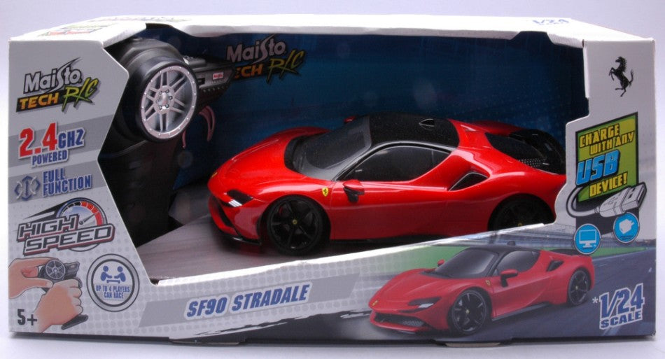 FERRARI SF90 STRADALE RADIOCOMANDO 1:24 - Maisto - MI82334