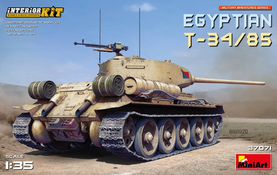 EGYPTIAN T-34-85 INTERIOR KIT 1:35 - Miniart - MIN37071