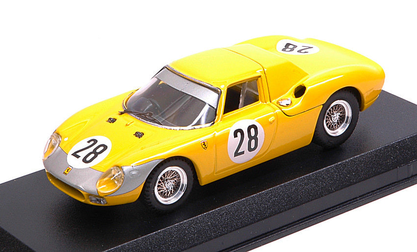 FERRARI 250 LM N.28 7th 1000 KM PARIS 1966 NOBLET-GOSSELIN 1:43 - Best Model - BT9166