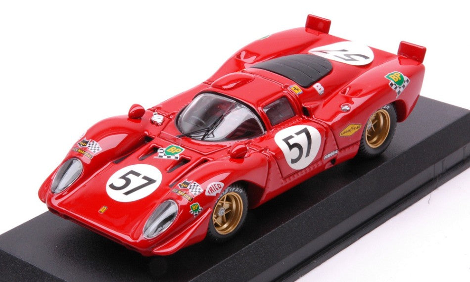 FERRARI 312 P COUPE' N.57 LM 1970 ADAMOWICZ-PARSONS 1:43 - Best Model - BT9290-2