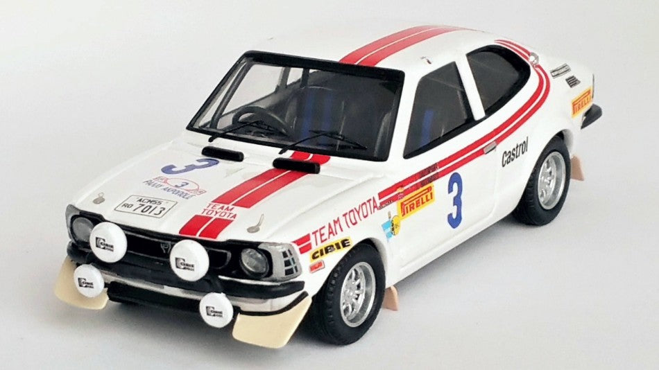 TOYOTA COROLLA LEVIN N.3 ACROPOLIS RALLY 1975 WARMBOLD/DAVENPORT 1:43 - Trofeu - TFRRGR09