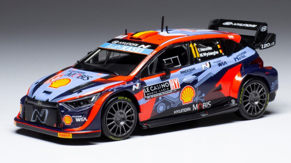 HYUNDAI i20 N WRC N.11 RALLY MONTE CARLO 2022 NEUVILLE/WYDAEGHE 1:43 - Ixo Model - RAM835