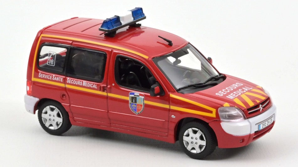 CITROEN BERLINGO 2004 POMPIERS CECOURS MEDICAL 1:43 - Norev - NV155722