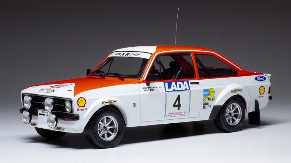 FORD ESCORT MK II RS 1800 N.4 1000 LAKES RALLY 1977 VATANEN/AHO 1:18 - Ixo Model - 18RMC143