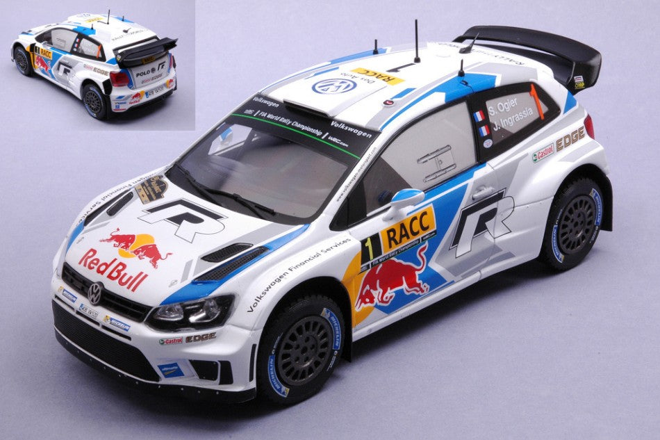 VW POLO R N.1 RALLY WM 2014 OGIER/INGRASSIA 1:24 - Ixo Model - 24RAL018A