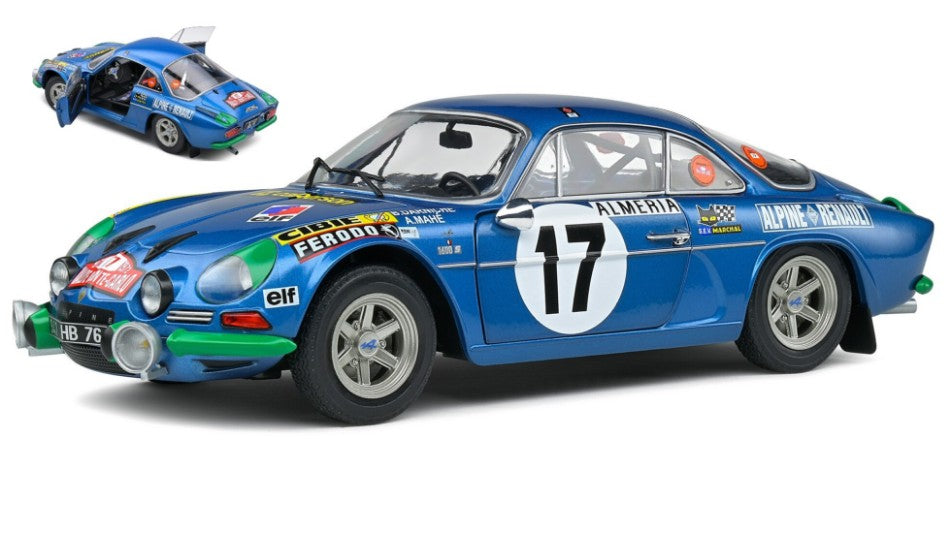 ALPINE A110 1600S N.17 RALLY MONTECARLO 1972 DARNICHE/MAHE 1:18 - Solido - SL1804206
