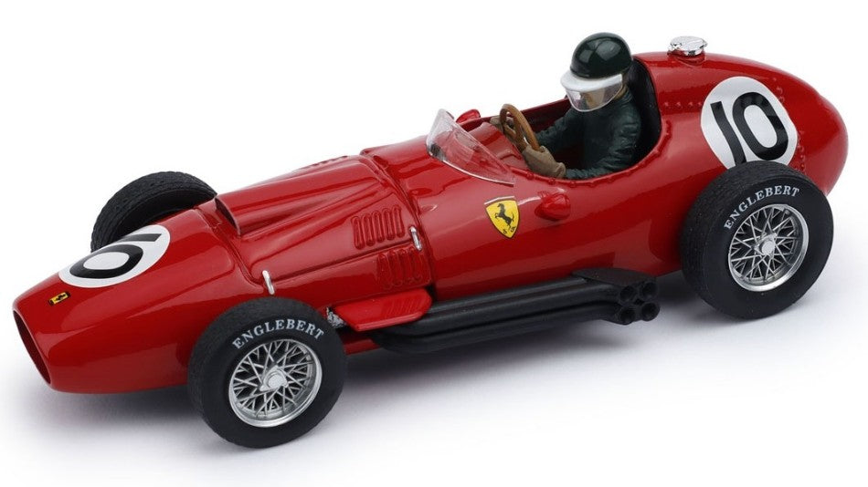 FERRARI 801 F1 N.10 3rd GR.BRITAIN GP 1957 MIKE HAWTHORN W/PILOTE 1:43 - Brumm - BM0122CH