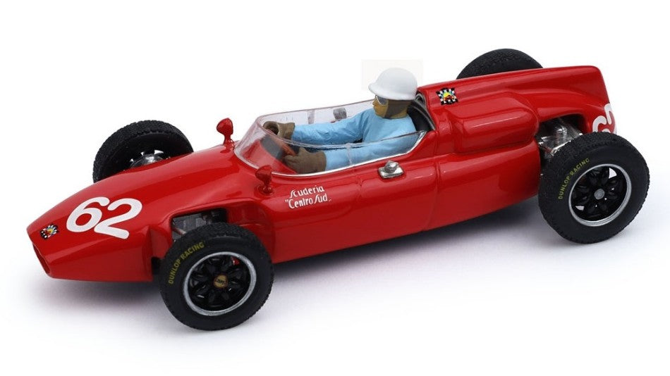 COOPER T53 N.62 ITALY GP 1961 LORENZO BANDINI W/PILOTE 1:43 - Brumm - BM0527CH