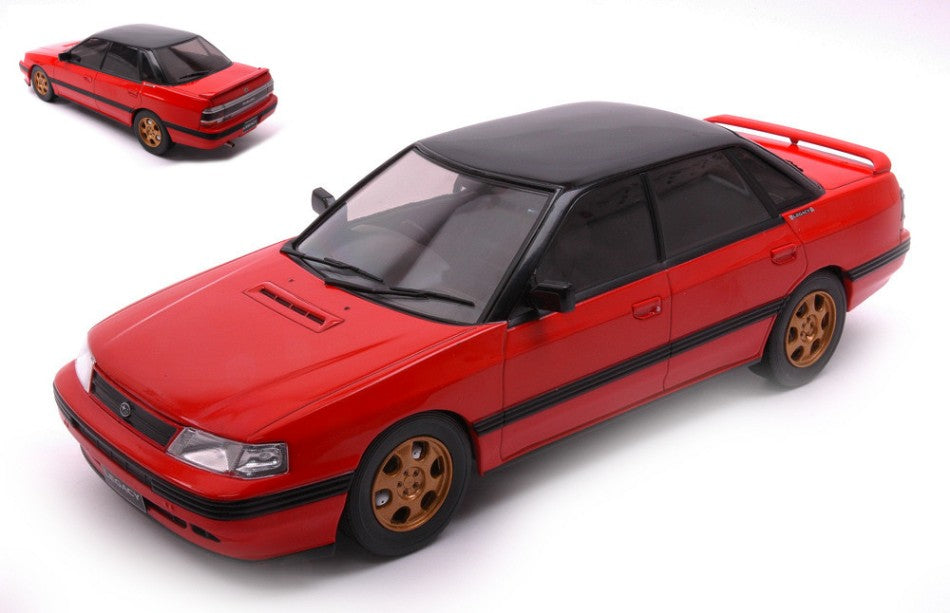 SUBARU LEGACY RS 1991 RED 1:18 - Ixo Model - 18CMC131B