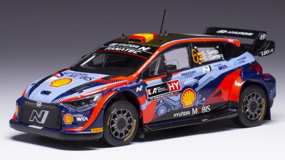 HYUNDAI i20 N WRC N.6 ACROPOLIS RALLY 2022 SORDO/CARRERA 1:43 - Ixo Model - RAM869