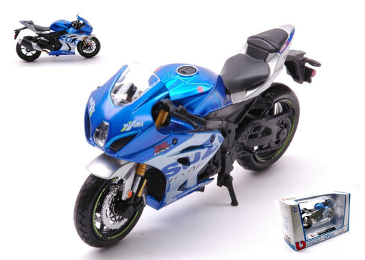 SUZUKI GSX-R 1000 R 2021 BLUE 1:18 - Burago - BU51088