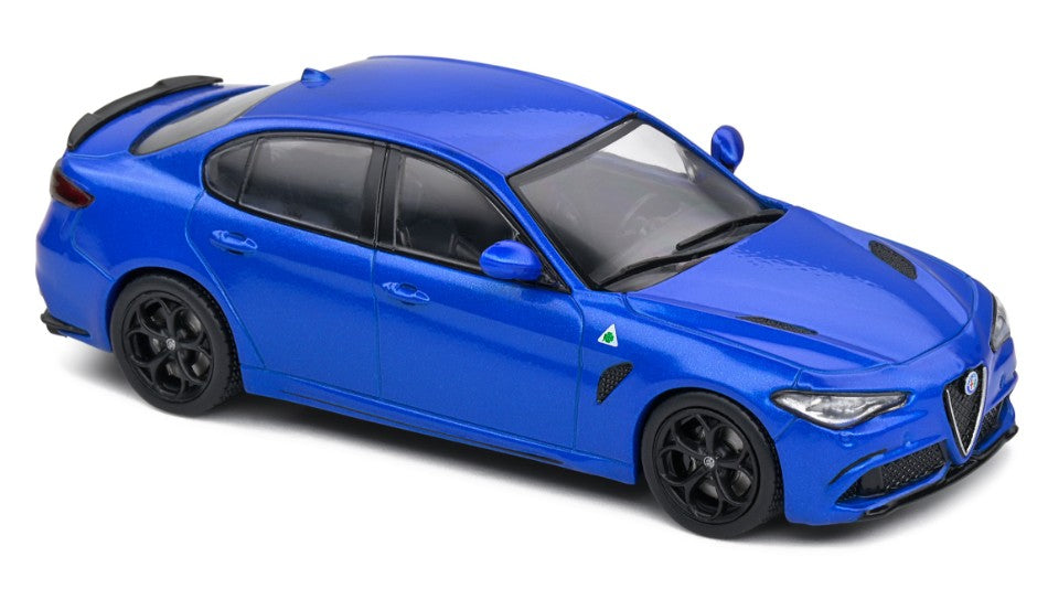 ALFA ROMEO GIULIA QUADRIFOGLIO 2019 BLUE 1:43 - Solido - SL4313104