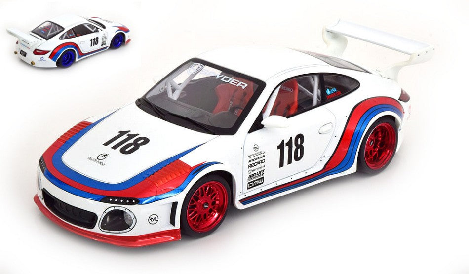 PORSCHE 911 (997) RWB OLD & NEW 2020 MARTINI WHITE 1:18 - ModelCarGroup - MCG18328