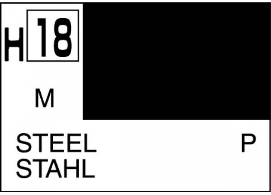 STEEL METALLIC ml 10 Pz.6 - Gunze - GU0018