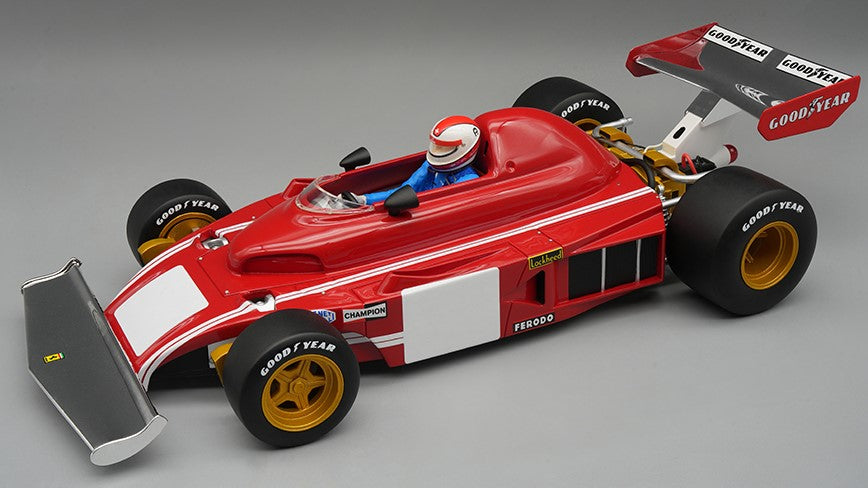 FERRARI 312 B3 TEST MONZA 1974 C.REGAZZONI W/DRIVER 1:18 - Tecnomodel - TMD18313C