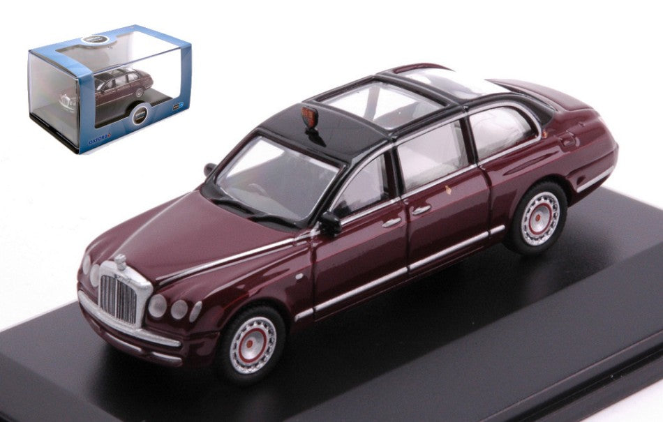 BENTLEY STATE LIMOUSINE HM THE QUEEN BURGUNDY 1:76 - Oxford - OXF76BSL001