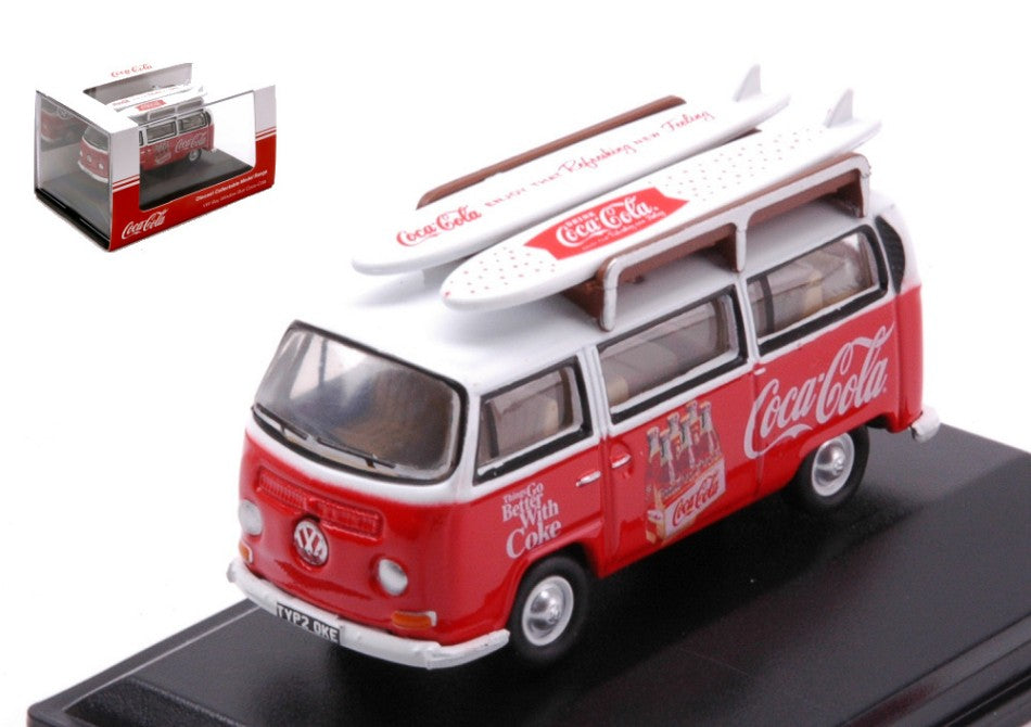 VW BAY WINDOW BUS COCA COLA 1:76 - Oxford - OXF76VW030CC