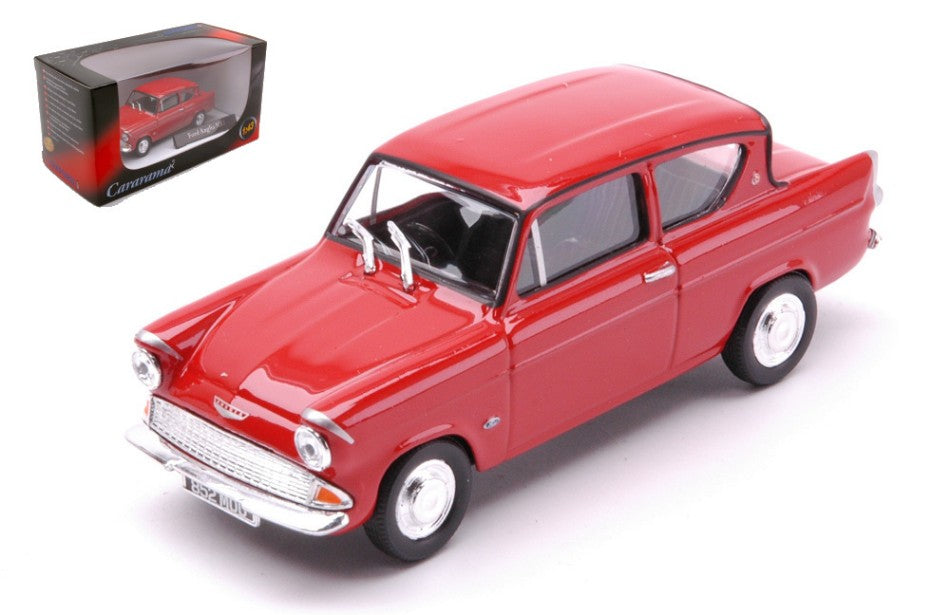 FORD ANGLIA MKI RED 1:43 - Cararama - CACR040