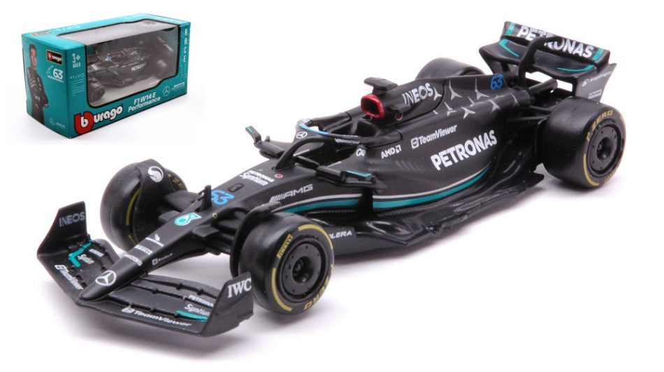 Burago 1:43 2023 Mercedes amg F1 Team W14 #44 #63 Modèle - Temu France