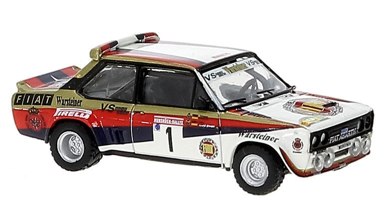 FIAT 131 ABARTH NR.1 FIAT WARSTEINER RALLY HUNSRUECK W.ROHRL 1:87 - Brekina - BRE22663