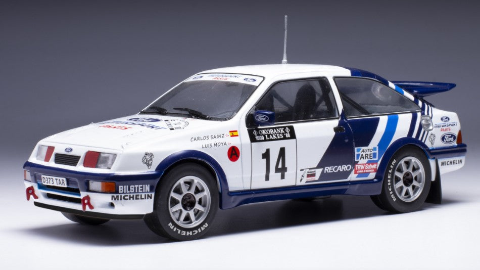 FORD SIERRA RS COSW.N.14 1000 LAKES RALLY 1988 SAINZ-MOYA 1:24
1:24 - Ixo Model - 24RAL032A