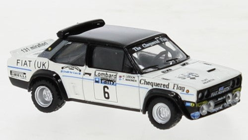 FIAT 131 ABARTH N.6 FIAT UK RALLY RAC 1977 T.MAKINEN 1:87 - Brekina - BRE22660