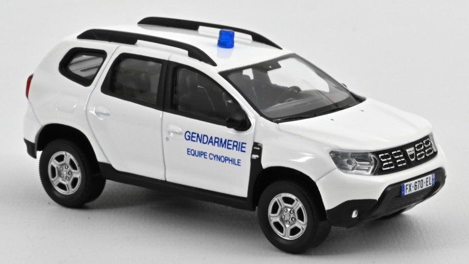 DACIA DUSTER 2020 GENDARMERIE EQUIOE CYNOPHILE 1:43 - Norev - NV509025