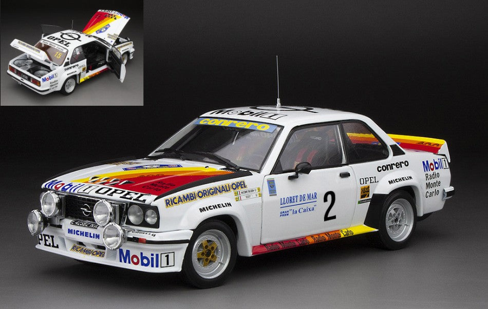 OPEL ASCONA 400 N.2 WINNER RALLY COSTA BRAVA 1982 TONY-RUDY 1:18 - SunStar - SS5388