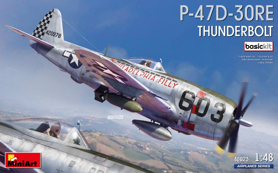 P-47D-30RE THUNDERBOLT BASIC KIT 1:48 - Miniart - MIN48023