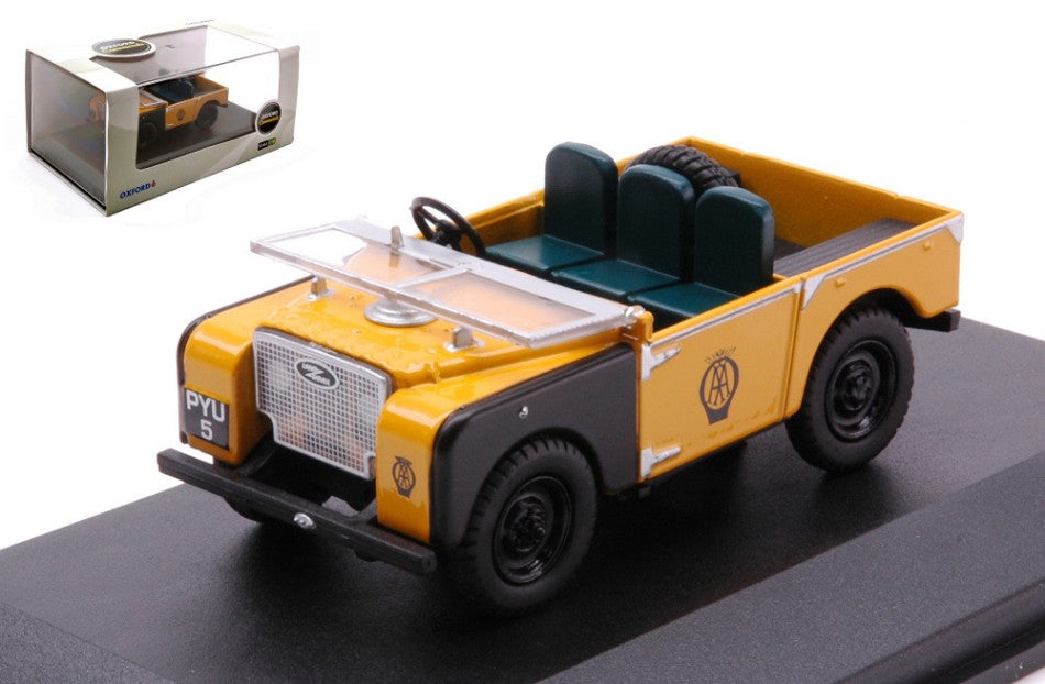 LAND ROVER AA 80 INCH YELLOW 1:43 - Oxford - OXFLAN180003